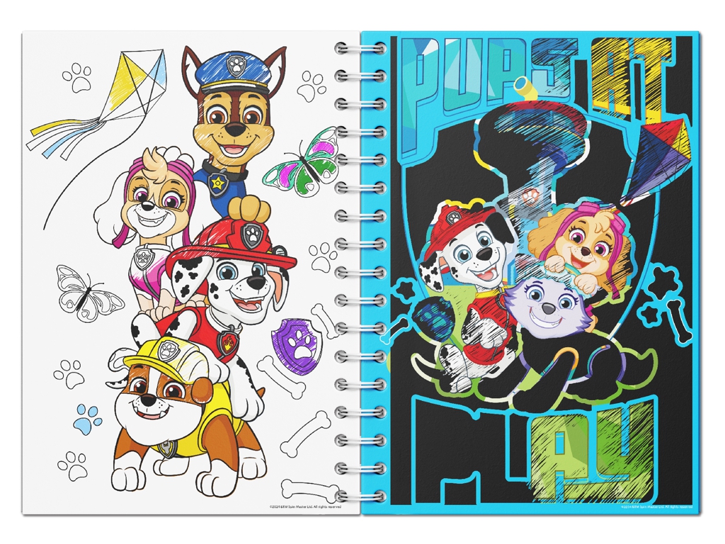 Набір для творчості 2в1, Розмальовки та гравюри Paw Patrol Грайся весь день, DoDo