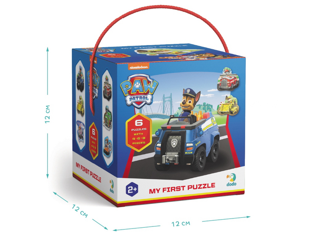 Пазл Paw Patrol, Готові до дії, 4-6-8 елементів, DoDo