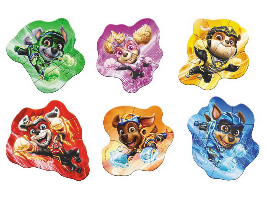 Пазл Paw Patrol, Герої Бухти пригод, 4-6-8 елементів, DoDo