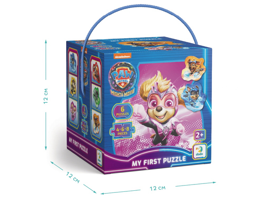 Пазл Paw Patrol, Герої Бухти пригод, 4-6-8 елементів, DoDo