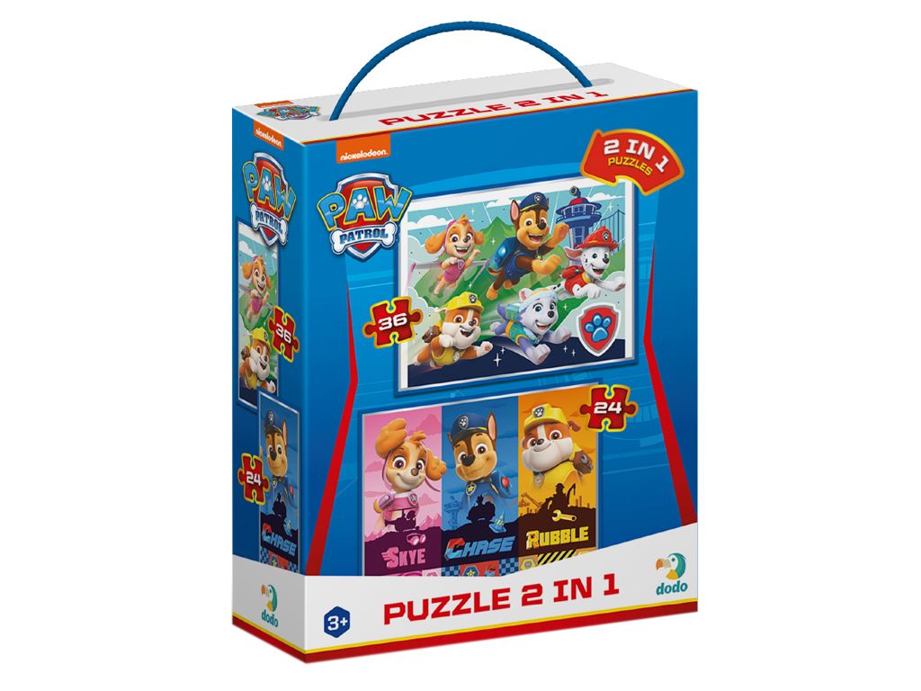 Пазл Paw Patrol Такі хороші цуценята 2в1, DoDo 200561
