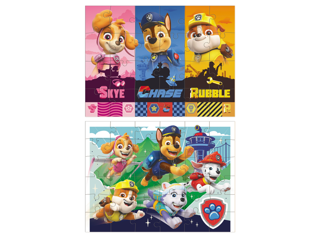 Пазл Paw Patrol Такі хороші цуценята 2в1, DoDo 200561