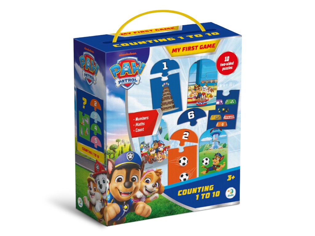 Навчальна гра Paw Patrol Лічба від 1 до 10, DoDo