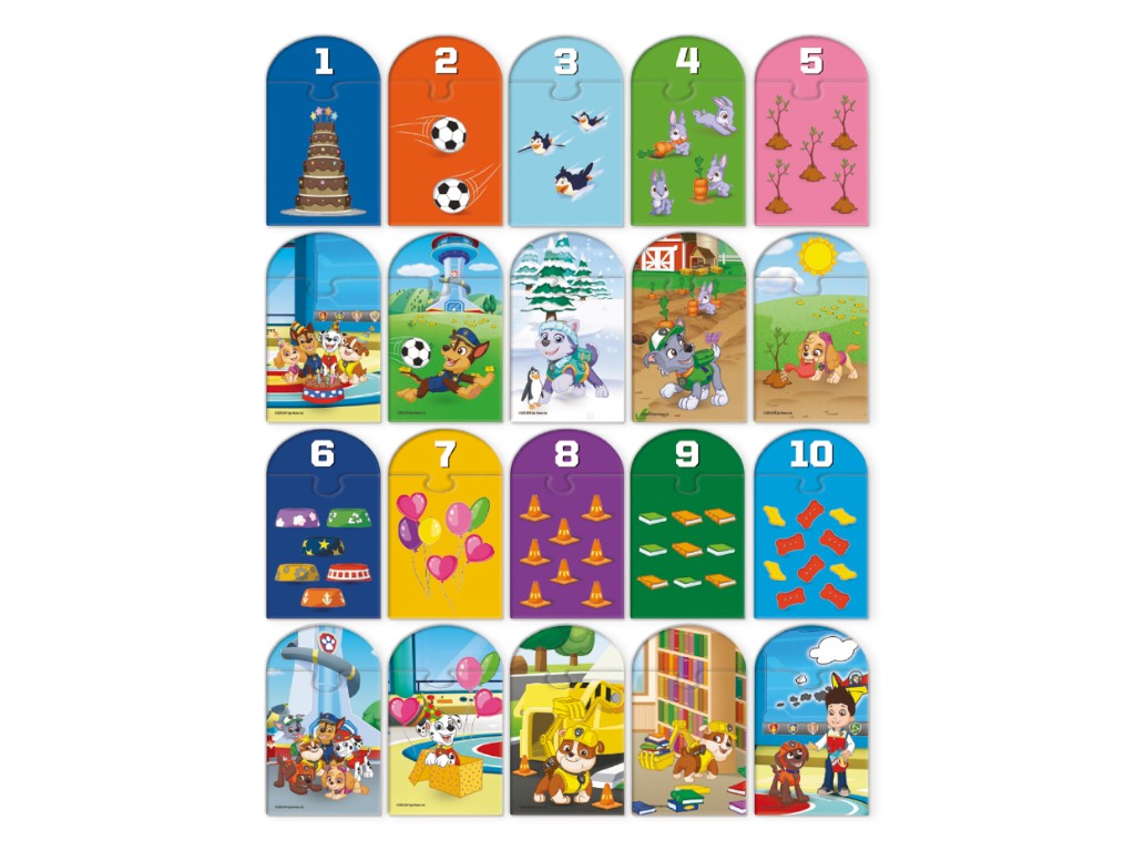 Навчальна гра Paw Patrol Лічба від 1 до 10, DoDo
