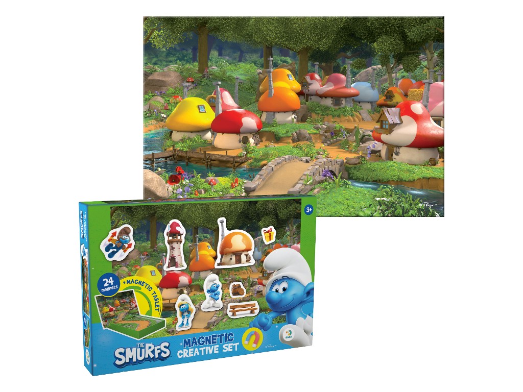 Магнітна гра з планшеткою The Smurfs, DoDo 200627