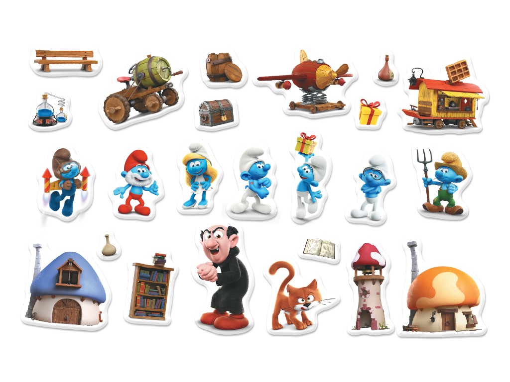Магнітна гра з планшеткою The Smurfs, DoDo 200627