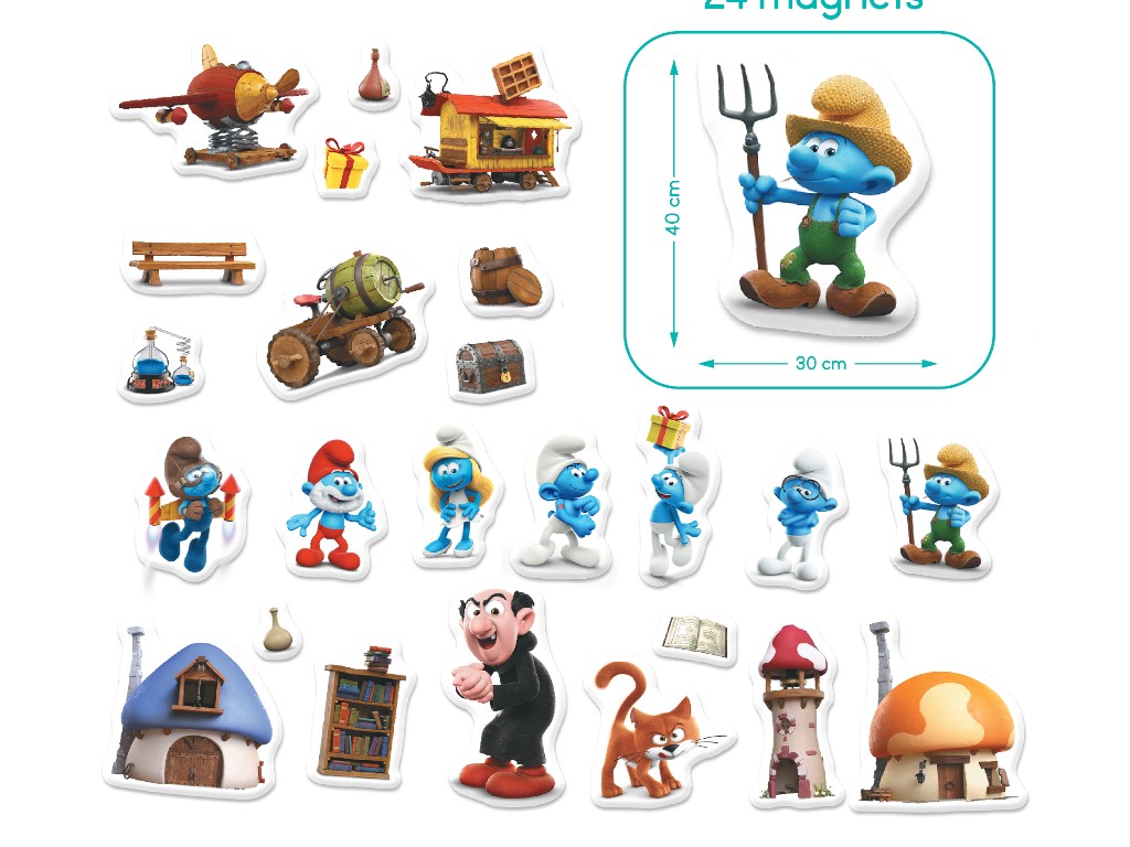 Магнітна гра з планшеткою The Smurfs, DoDo 200627