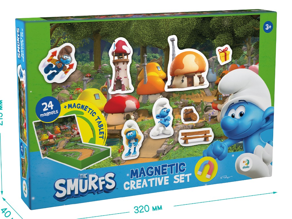 Магнітна гра з планшеткою The Smurfs, DoDo 200627