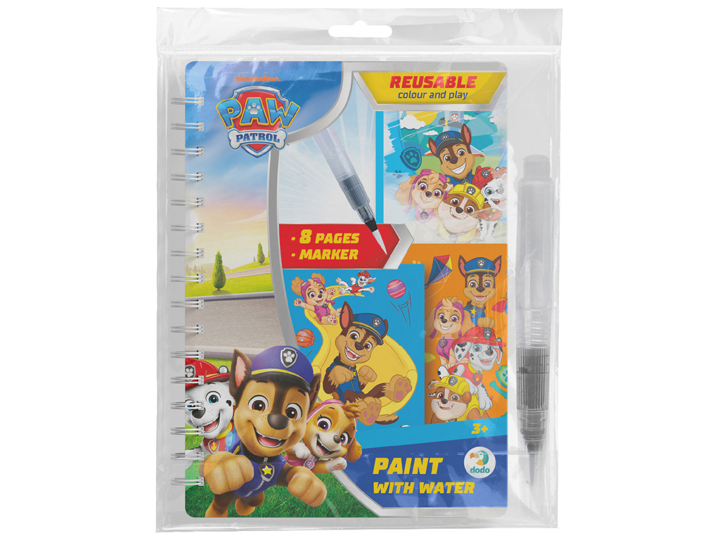 Водна розмальовка багаторазова "Paw Patrol, Вихідні", DoDo