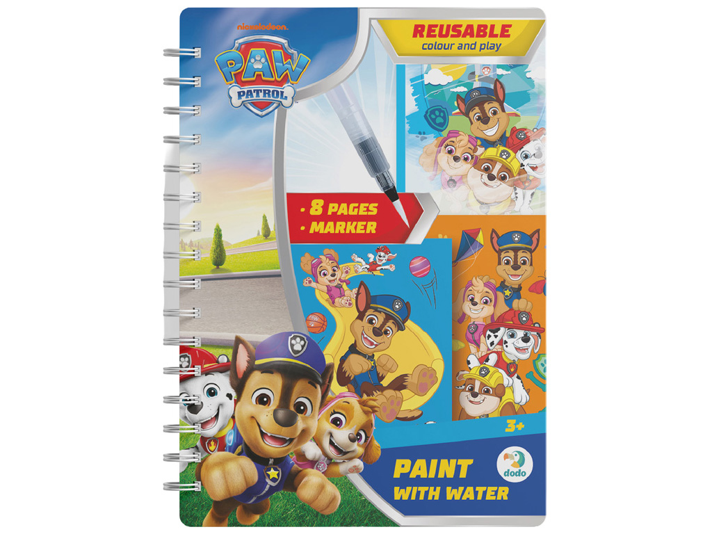 Водна розмальовка багаторазова "Paw Patrol, Вихідні", DoDo