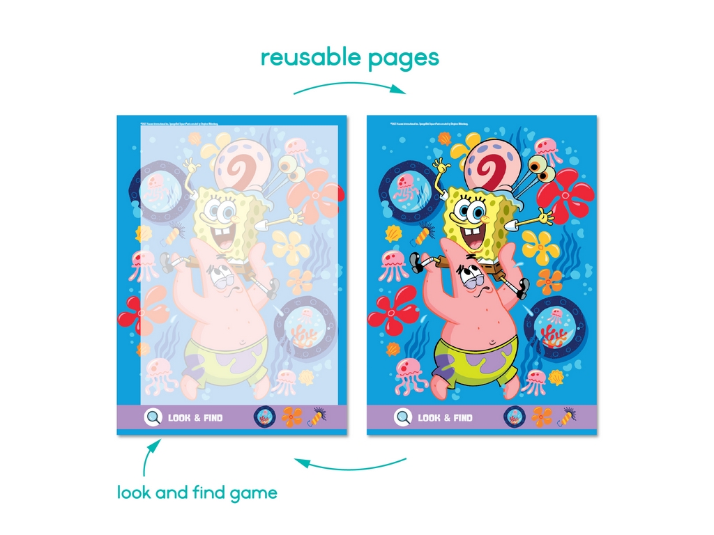 Водна розмальовка багаторазова "SpongeBob", DoDo