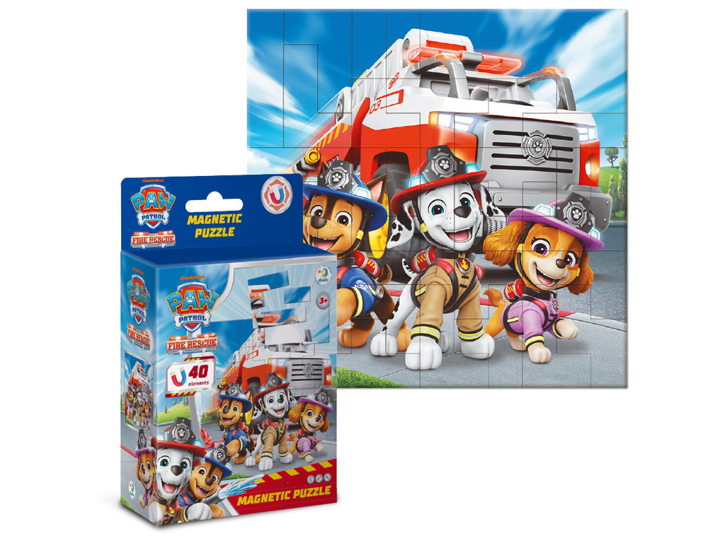 Магнітний пазл "Paw Patrol, Діно", 40 елементів, DoDo