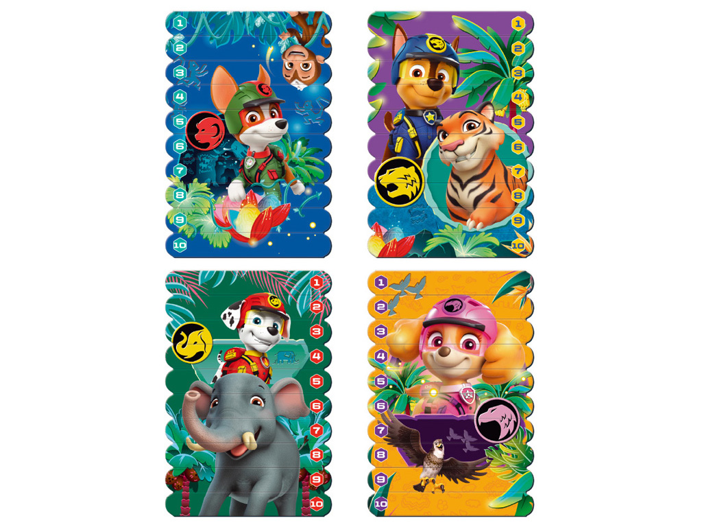 Магнітні палички-пазли  для лічби "Paw Patrol, Джунглі", DoDo