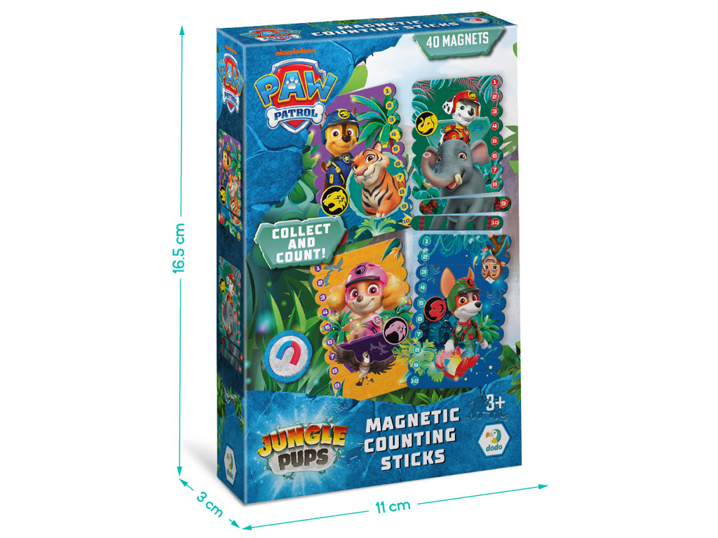 Магнітні палички-пазли  для лічби "Paw Patrol, Джунглі", DoDo