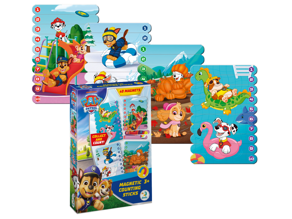 Магнітні палички для рахування Paw Patrol, Сезони, DoDo