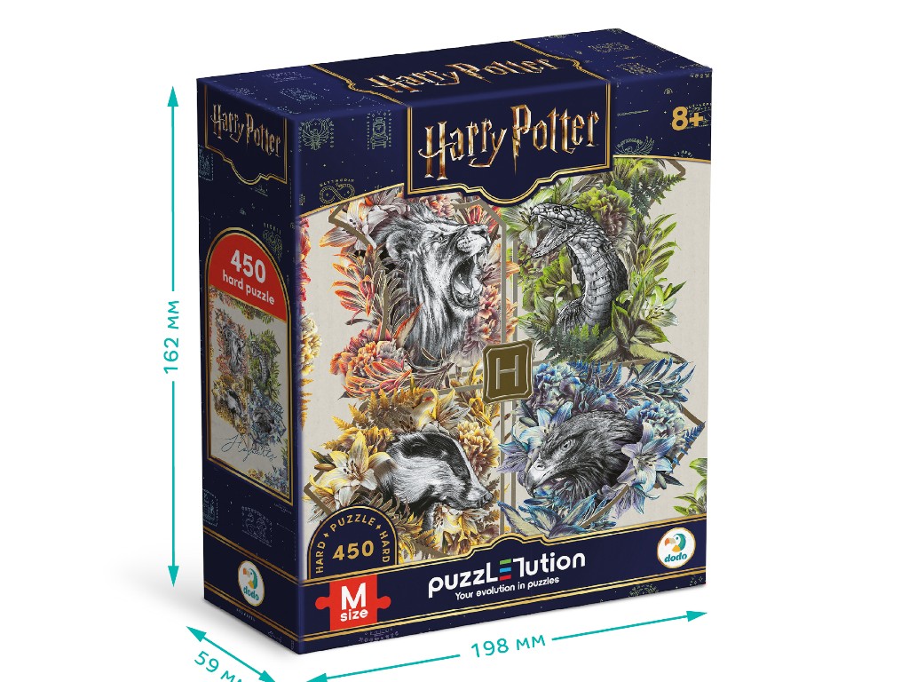 Пазл Hard-M Harry Potter, Факультети Гоґвортса, 450 елементів, DoDo