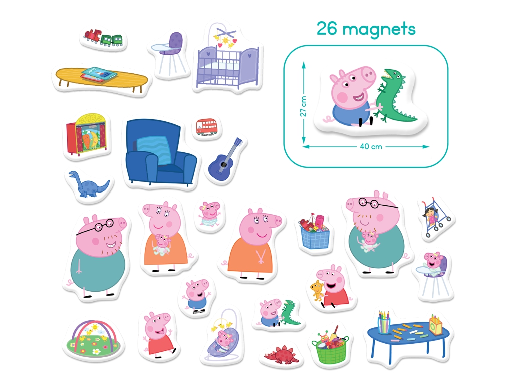 Магнітна гра з планшеткою Peppa Pig, DoDo 200665
