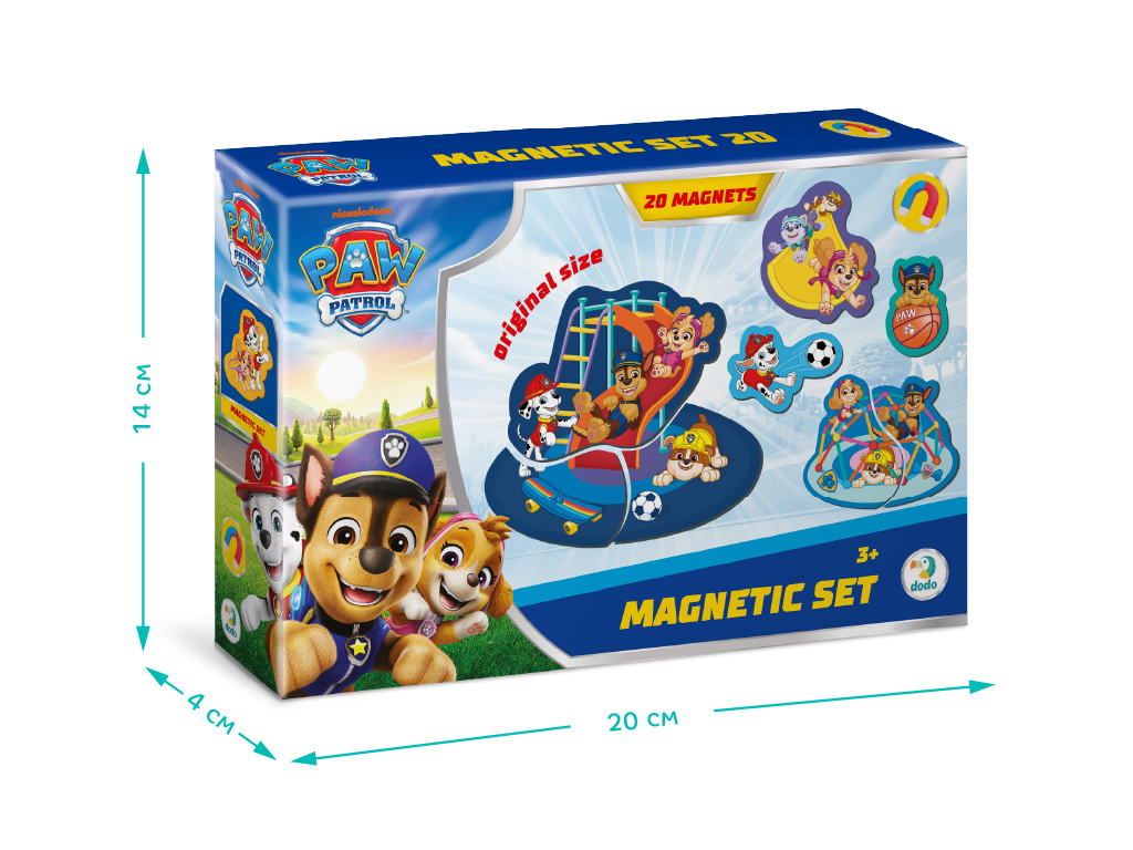 Набір магнітів Paw Patrol, Ігровий майданчик, DoDo 200668