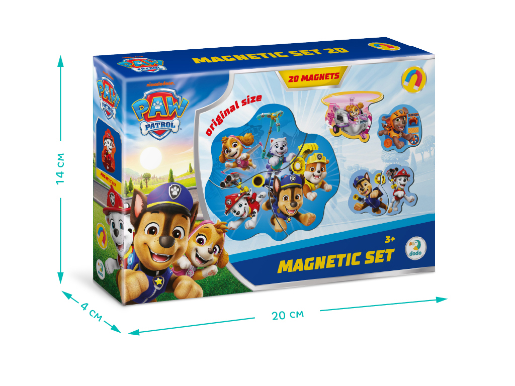 Набір магнітів Paw Patrol, Ігровий майданчик, DoDo 200669