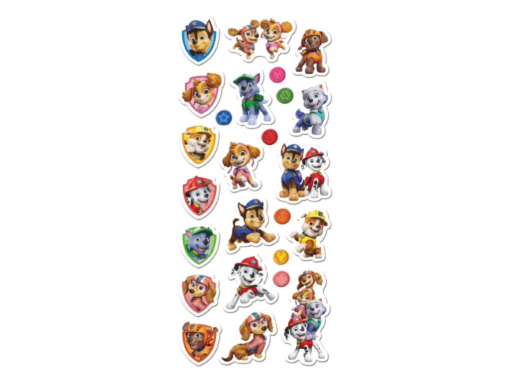 Набор 3D наклеек Paw Patrol, Вызовите Щенячий Патруль!, DoDo