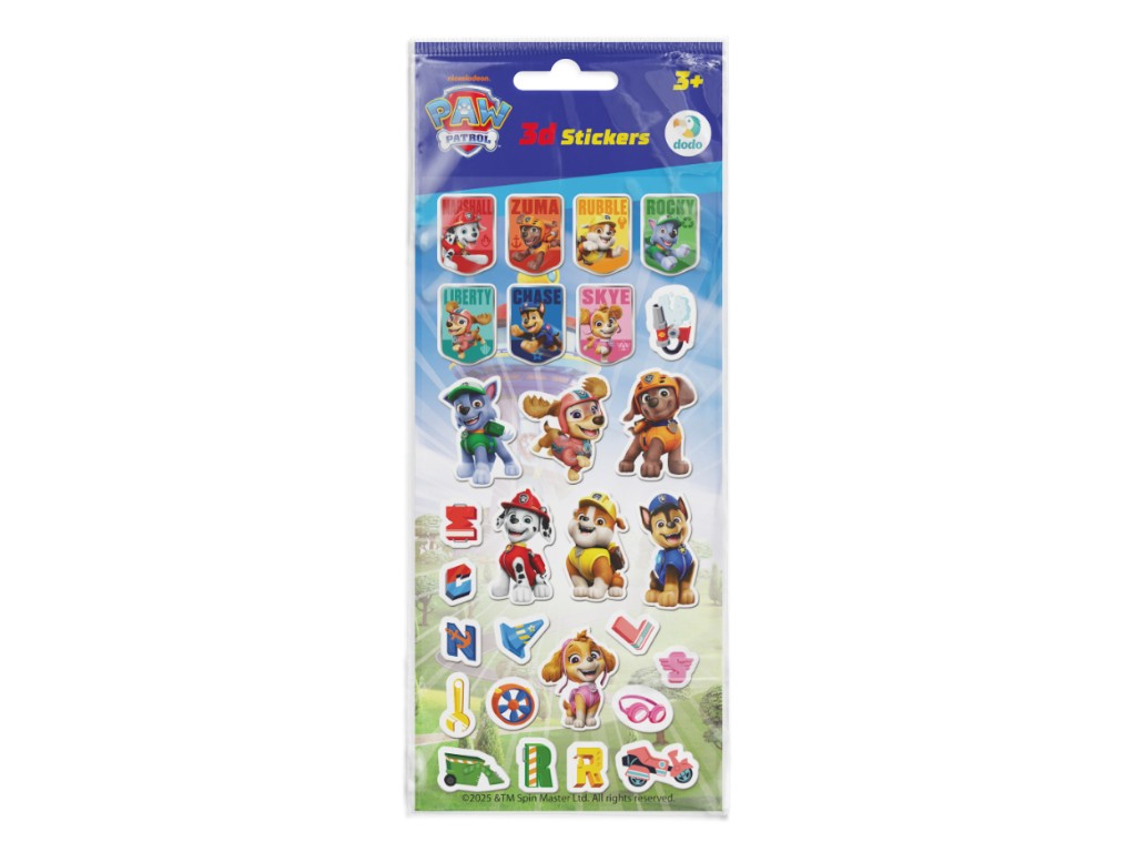 Набор 3D наклеек Paw Patrol, Это Щенячья Жизнь, DoDo