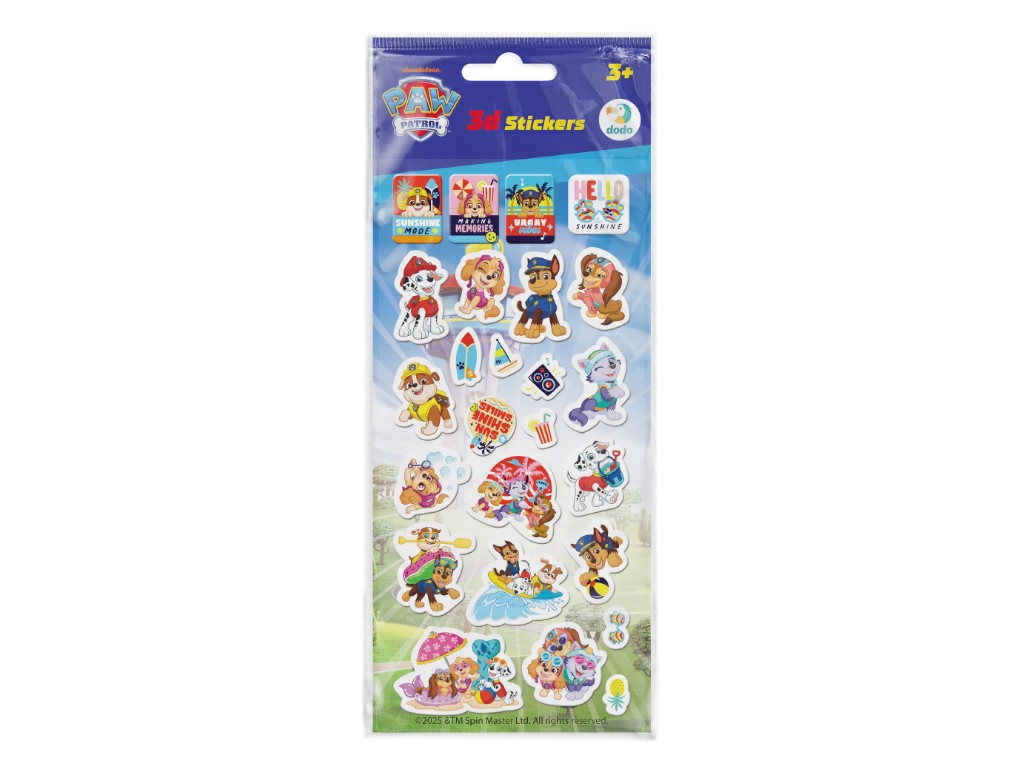 Набор 3D наклеек Paw Patrol, Создаем воспоминания, DoDo