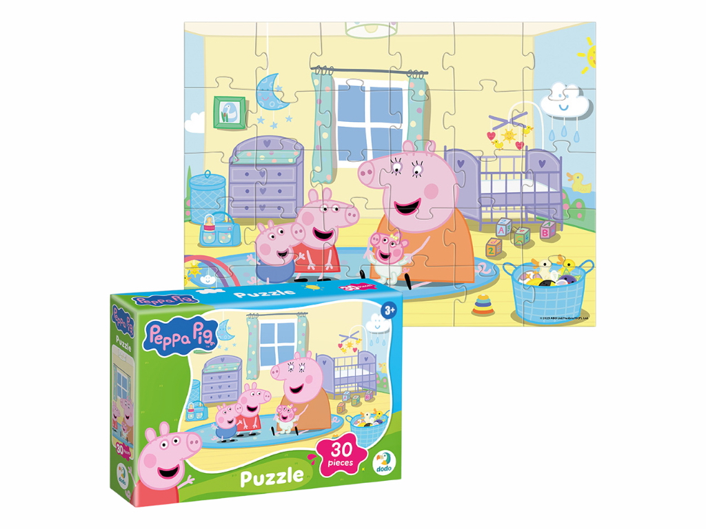 Пазл на 30 елементів Peppa Pig, Кімната немовля, DoDo 200674