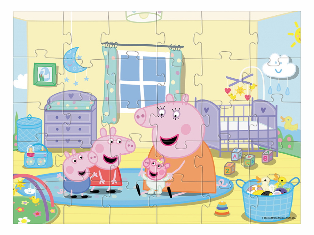 Пазл на 30 елементів Peppa Pig, Кімната немовля, DoDo 200674