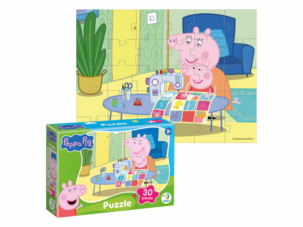 Пазл на 30 елементів Peppa Pig, Ковдра для Немовля, DoDo 200675