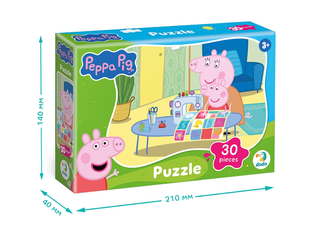 Пазл на 30 елементів Peppa Pig, Ковдра для Немовля, DoDo 200675