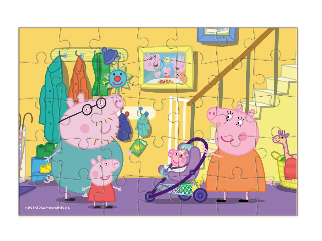 Пазл-міні Peppa Pig, На прогулянку, 35 елементів, DoDo 200678