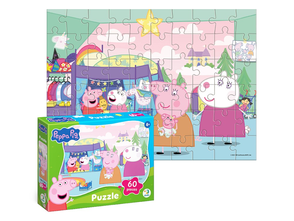 Пазл на 60 елементів Peppa Pig, Свинки та Овечки, DoDo 200680