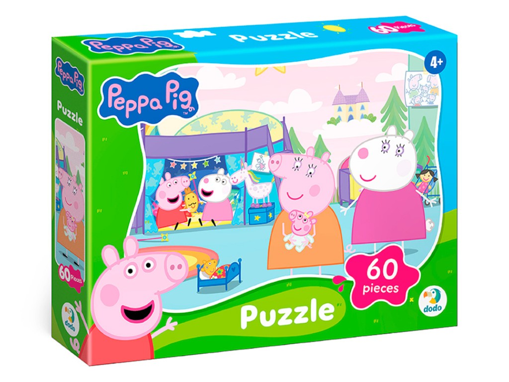 Пазл на 60 елементів Peppa Pig, Свинки та Овечки, DoDo 200680