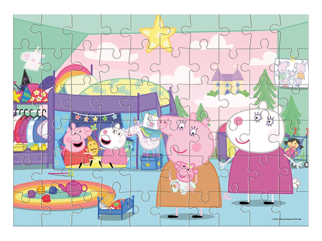 Пазл на 60 елементів Peppa Pig, Свинки та Овечки, DoDo 200680