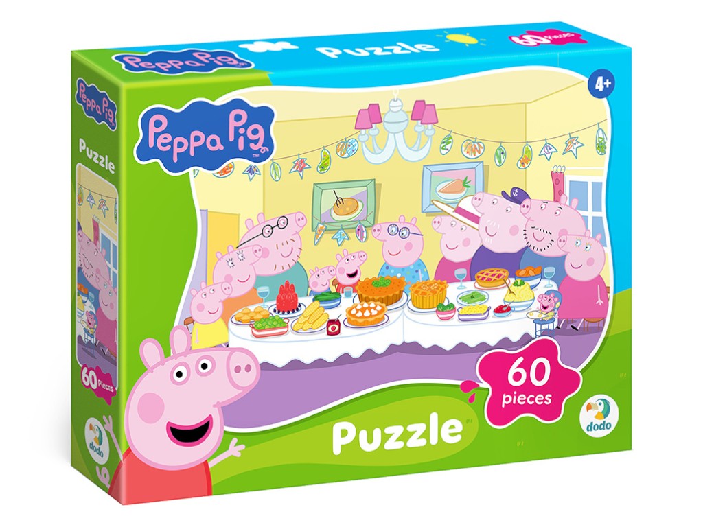 Пазл на 60 елементів Peppa Pig. Родина разом, DoDo 200681