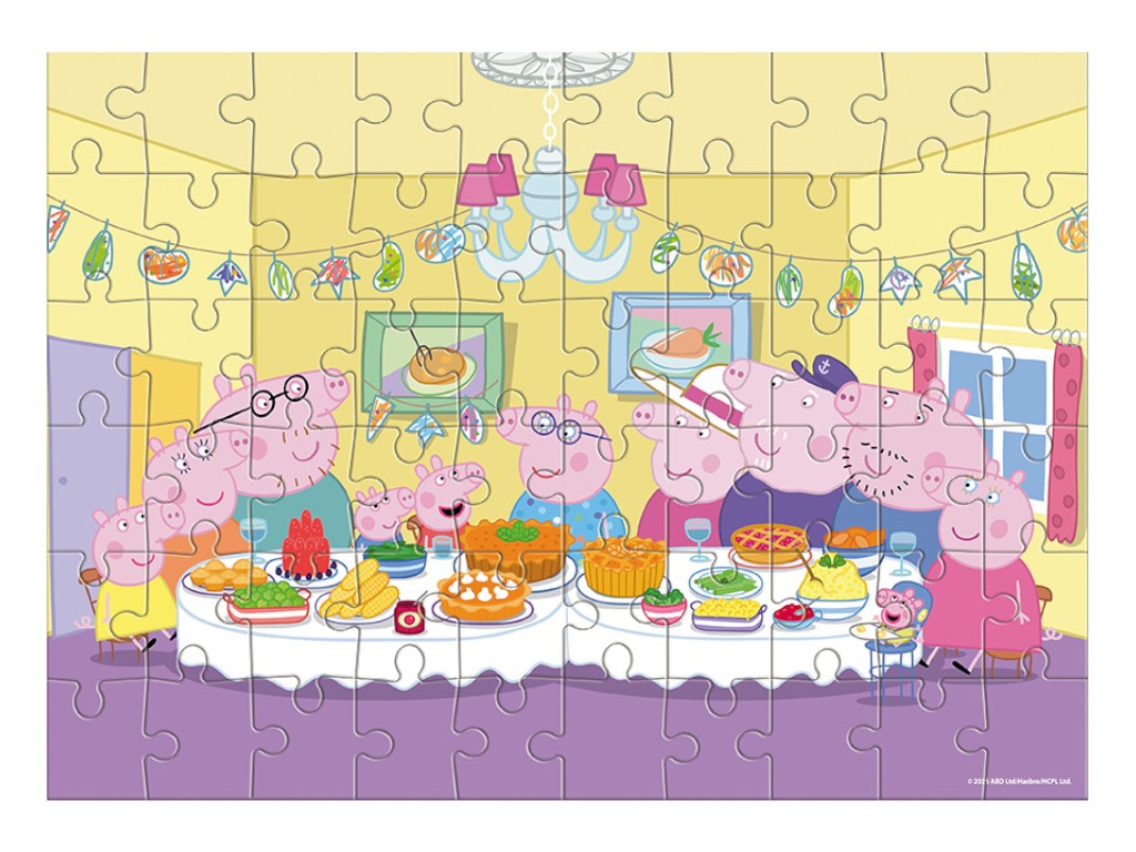 Пазл на 60 елементів Peppa Pig. Родина разом, DoDo 200681