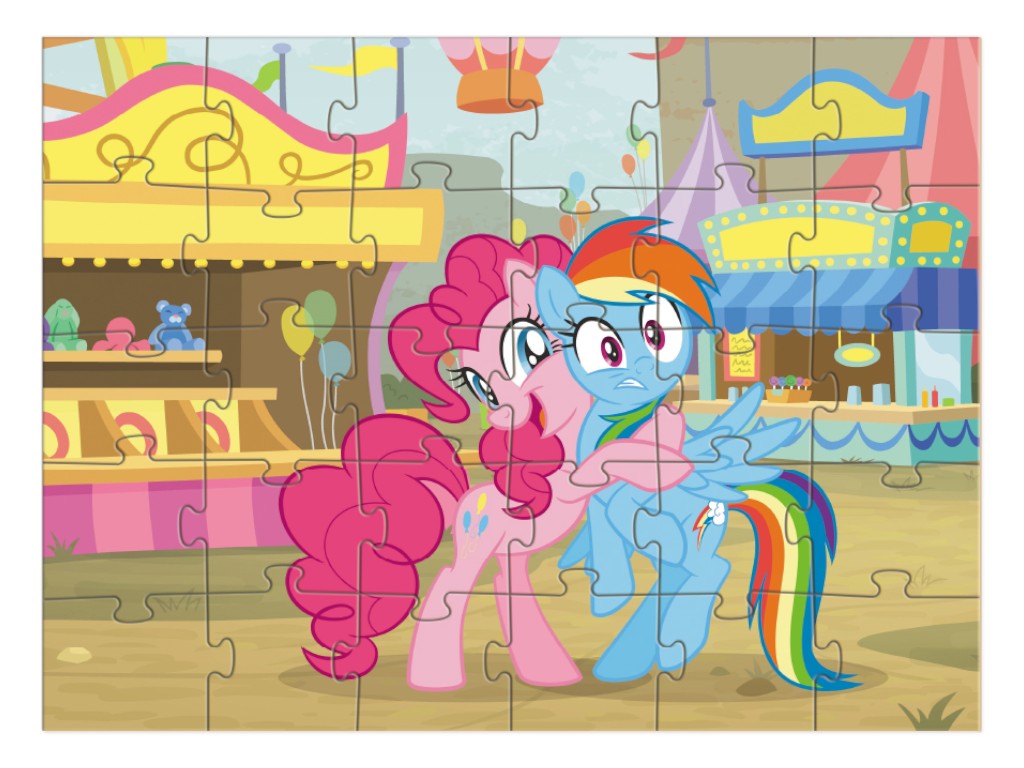 Пазл на 30 елементів My Little Pony, Парк атракціонів, DoDo 200683