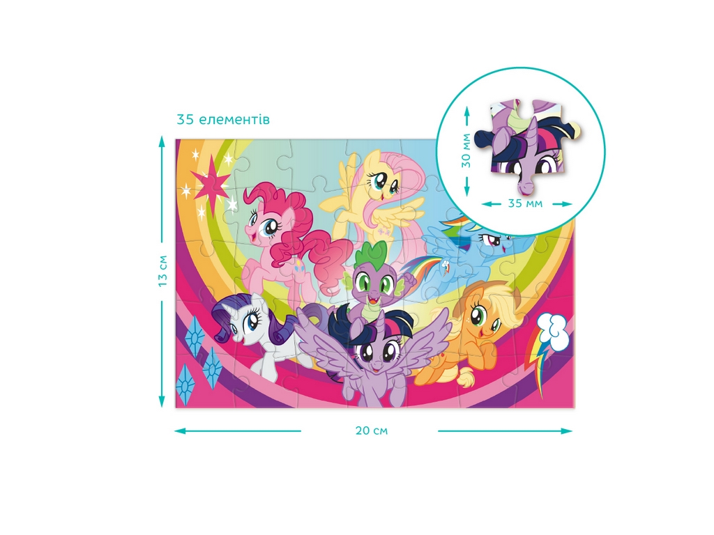 Пазл-міні My Little Pony, Чарівні подружки, DoDo