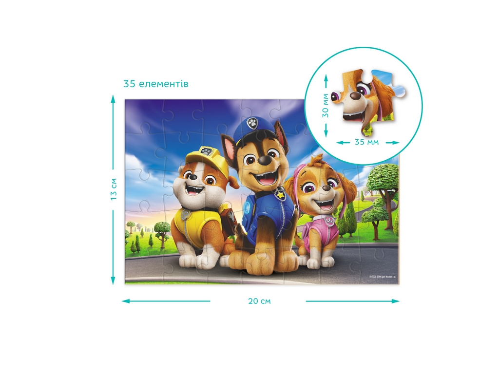 Пазл-міні Paw Patrol, Посміхаємось разом, DoDo 200689