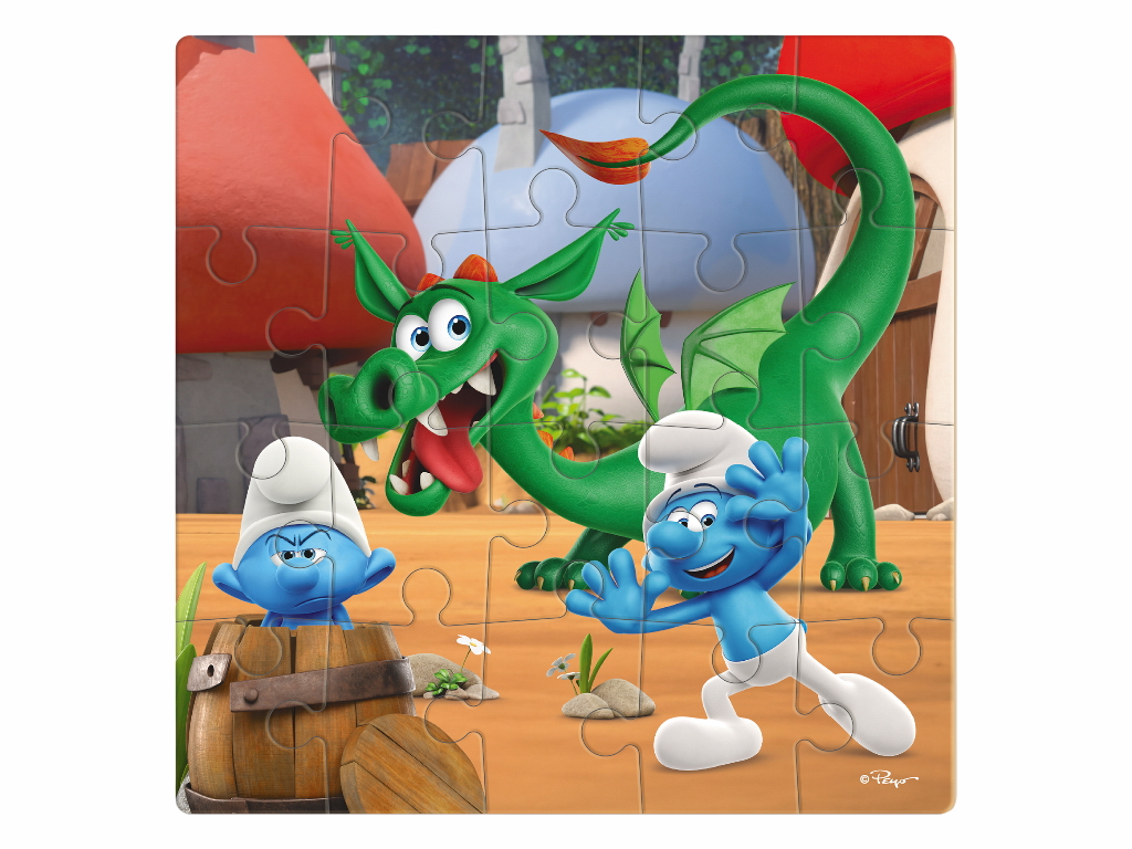 Пазл на 20 елементів The Smurfs, Хованки з Драконом, DoDo 200694
