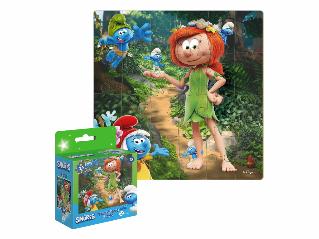 Пазл на 24 елементи The Smurfs, Принцеса у ліс, DoDo 200695
