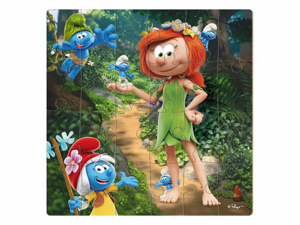 Пазл на 24 елементи The Smurfs, Принцеса у ліс, DoDo 200695