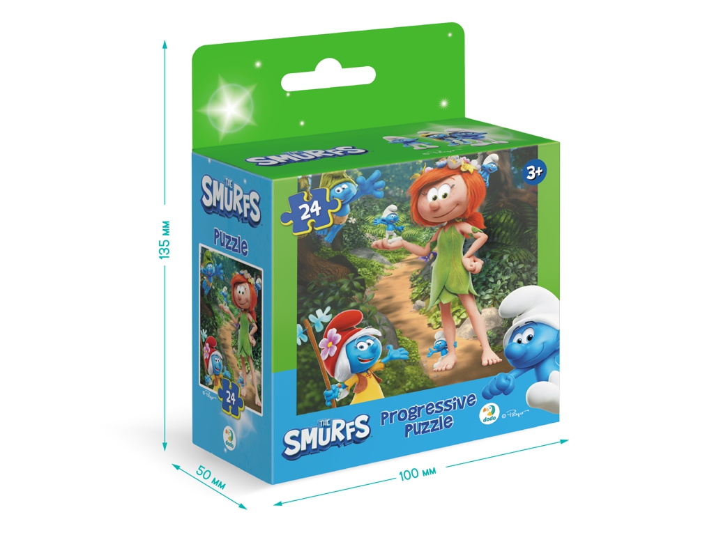 Пазл на 24 елементи The Smurfs, Принцеса у ліс, DoDo 200695