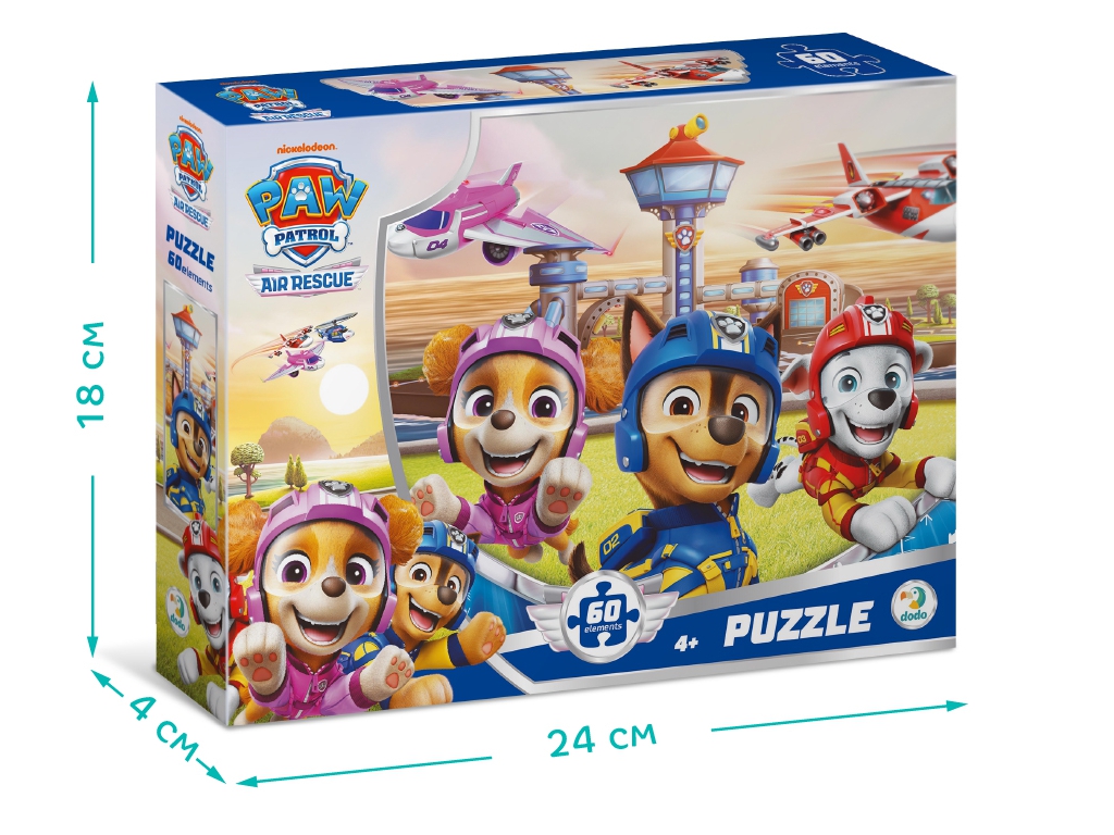 Пазл на 60 елементів Paw Patrol, Екіпаж льотної команди, DoDo 200746