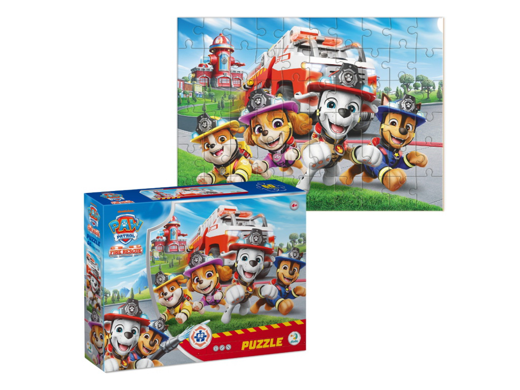 Пазл на 60 елементів Paw Patrol, Пожежно-рятувальна станція, DoDo 200747