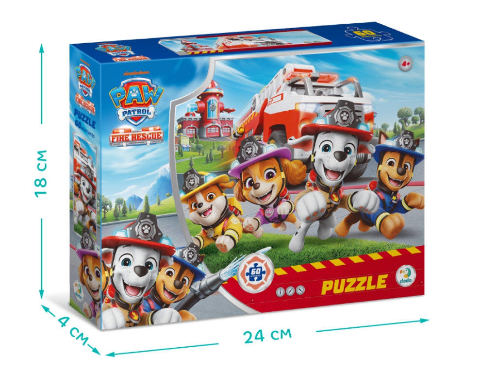 Пазл на 60 елементів Paw Patrol, Пожежно-рятувальна станція, DoDo 200747