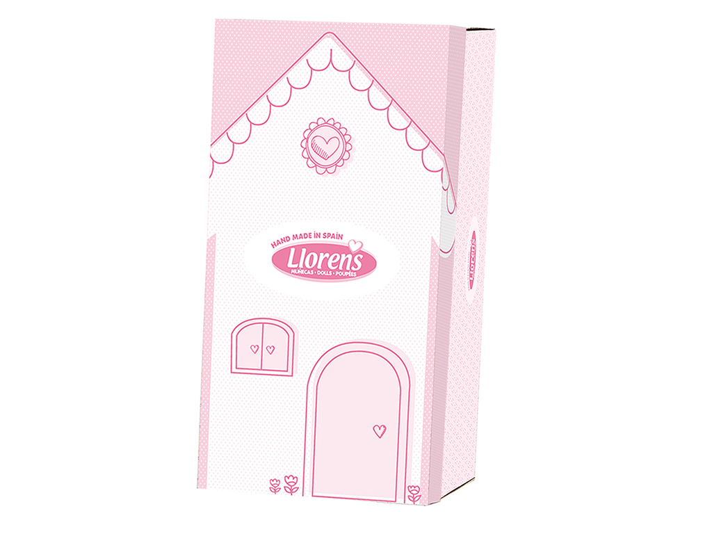 Кукла балерина Lu в розовом платье с бантом, 28 см, Llorens