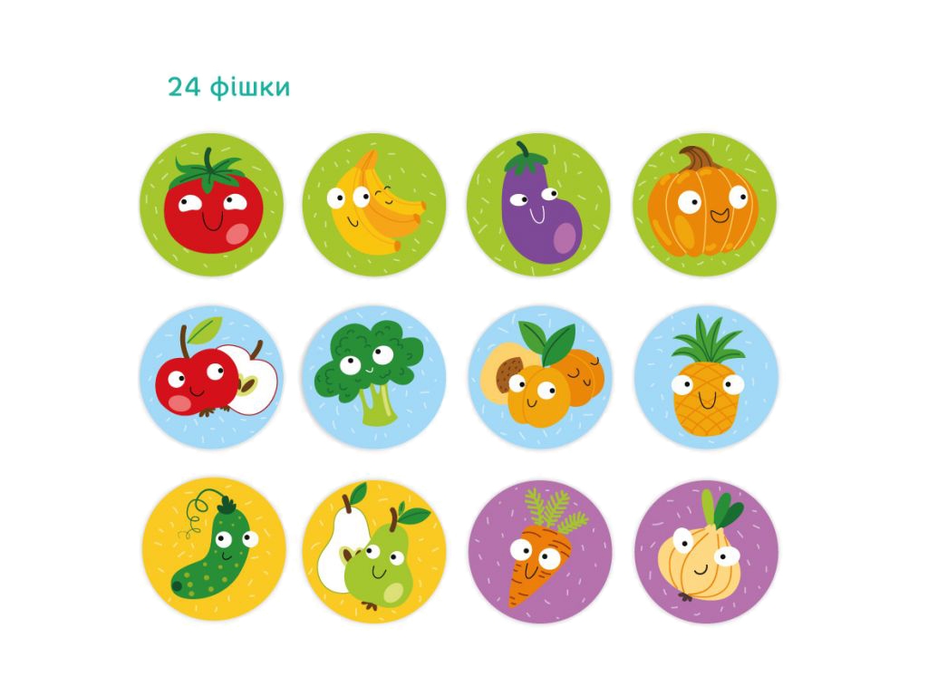 Игра Мини Мемо Фрукты, овощи, DoDo