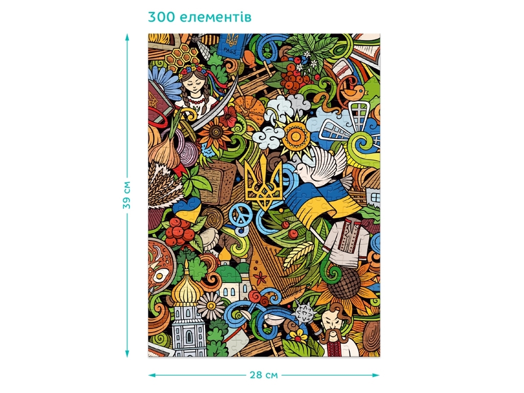 Пазл Український настрій, 300 елементів, DoDo 300587