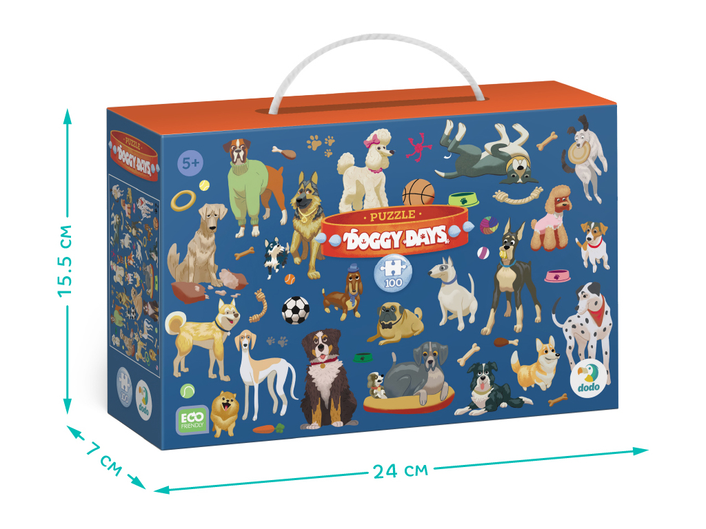Пазл Професії, Собачі будні, 100 элементов, DoDo
